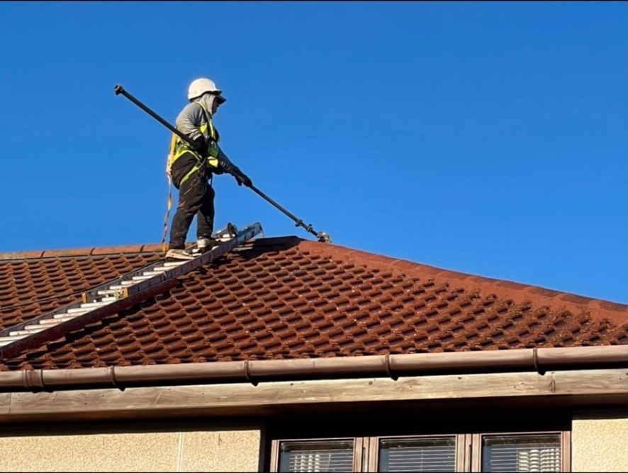 Roof Cleaning by Hand in Edinburgh and the Lothians