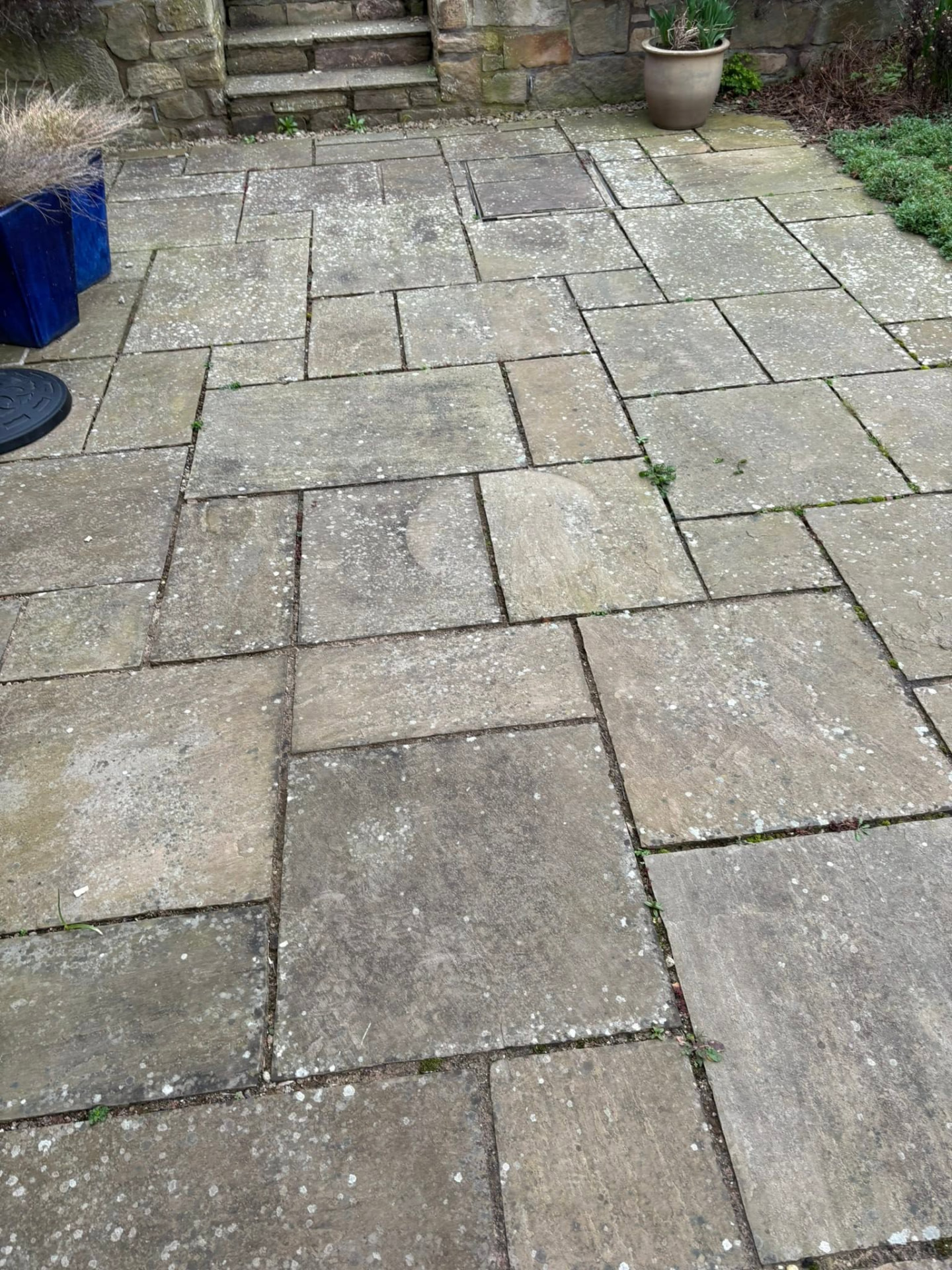 Before exterior cleaning in Edinburgh and the Lothians, job 1